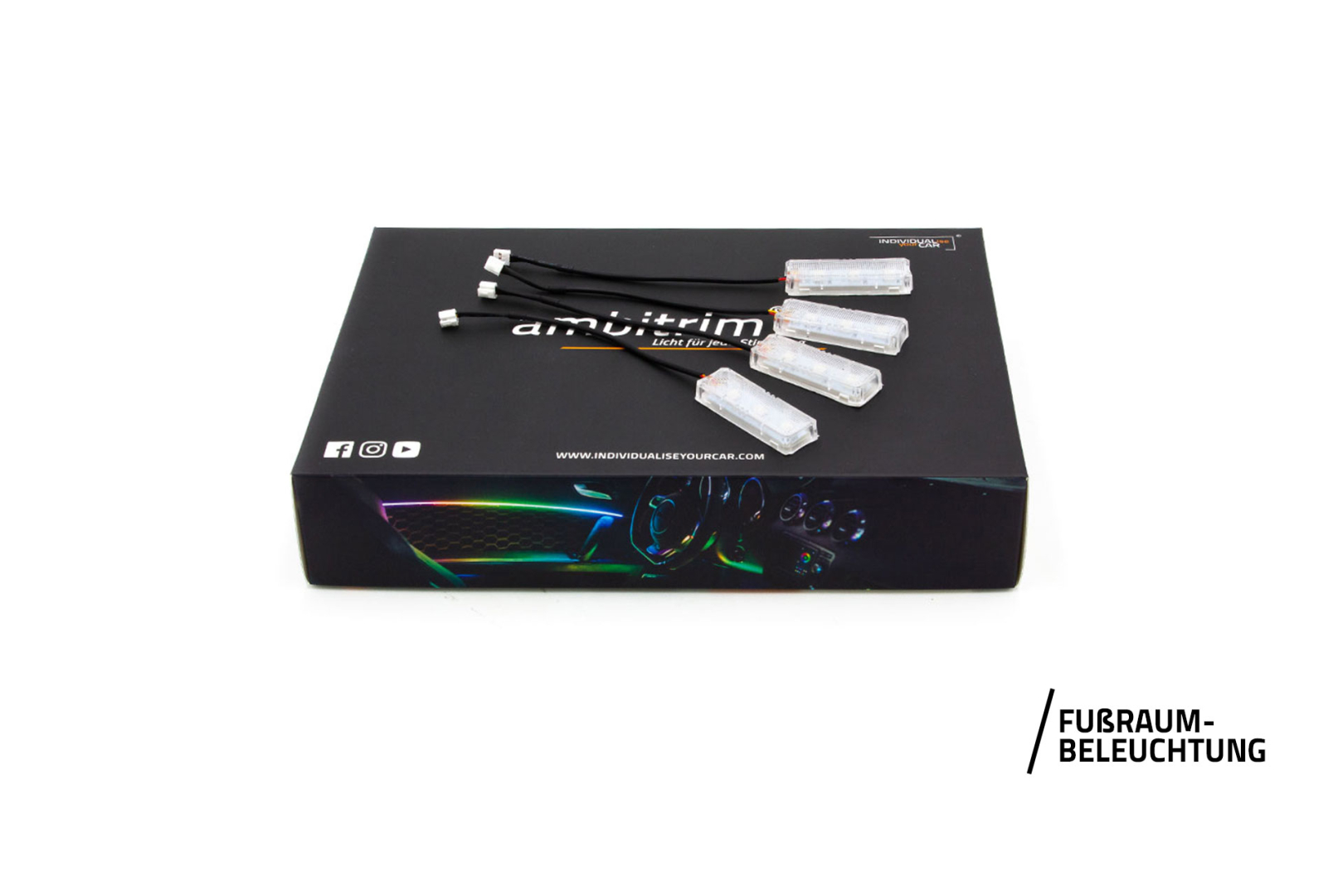 ambitrim® Digital RGB RGBIC FULL LED Ambientebeleuchtung Einzelkomponenten